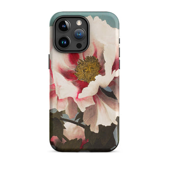 Pink Peony - Ogawa Kazumasa Floral Iphone Case, 15 Pro Max / Matte, Floral Patterned Phone Case