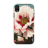 Pink Peony - Ogawa Kazumasa Floral Iphone Case, Xr / Matte, Phone Case Close-up Photograph Pink White Peony Flower