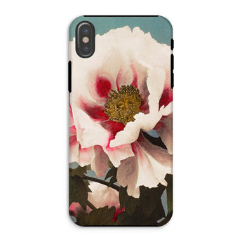 Pink Peony - Ogawa Kazumasa Floral Iphone Case, Xs / Matte, Phone Case Close-up Photograph Pink White Peony Flower