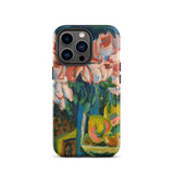 Pink Roses - Ernst Ludwig Kirchner Expressionist Iphone Case, 13 Pro / Matte, Floral Art Iphone Case