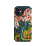 Pink Roses - Ernst Ludwig Kirchner Expressionist Phone Case Iphone 12 / Matte Floral Art Phone Case Ernst Ludwig Kirchner, Kirchner’s