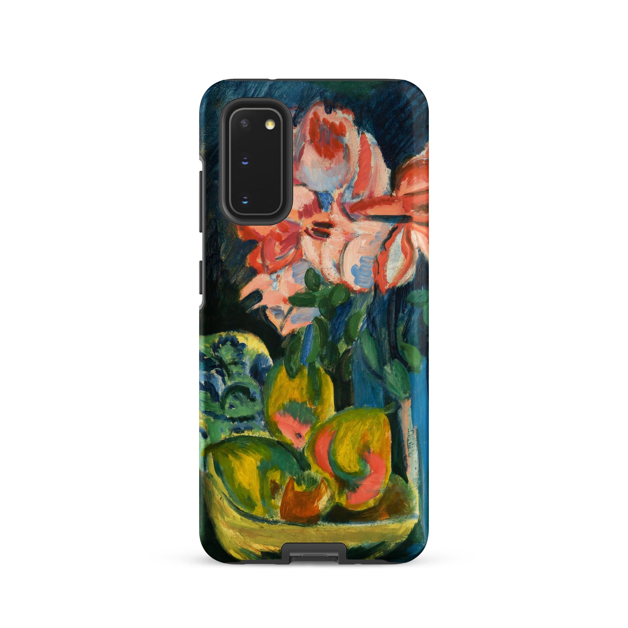 Pink Roses Ernst Ludwig Kirchner Samsung Case, Galaxy S20 / Matte, Smartphone Case Vibrant Life Painting Flowers Fruit