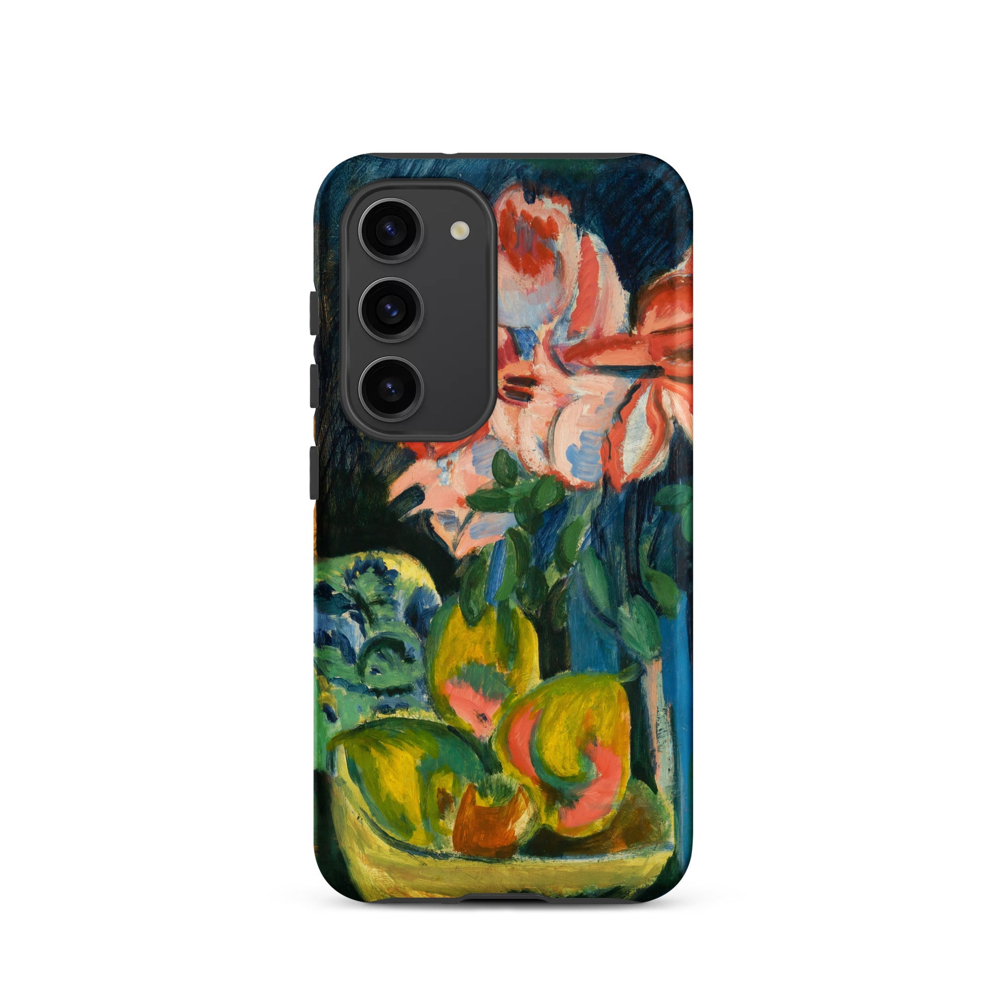Pink Roses Ernst Ludwig Kirchner Samsung Case, Galaxy S23 / Matte, Smartphone Case Vibrant Life Painting Flowers Fruit