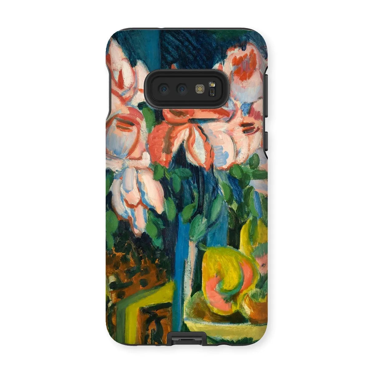 Pink Roses - Expressionist Phone Case - Ernst Ludwig Kirchner - Samsung Galaxy S10e / Matte - Mobile Phone Cases