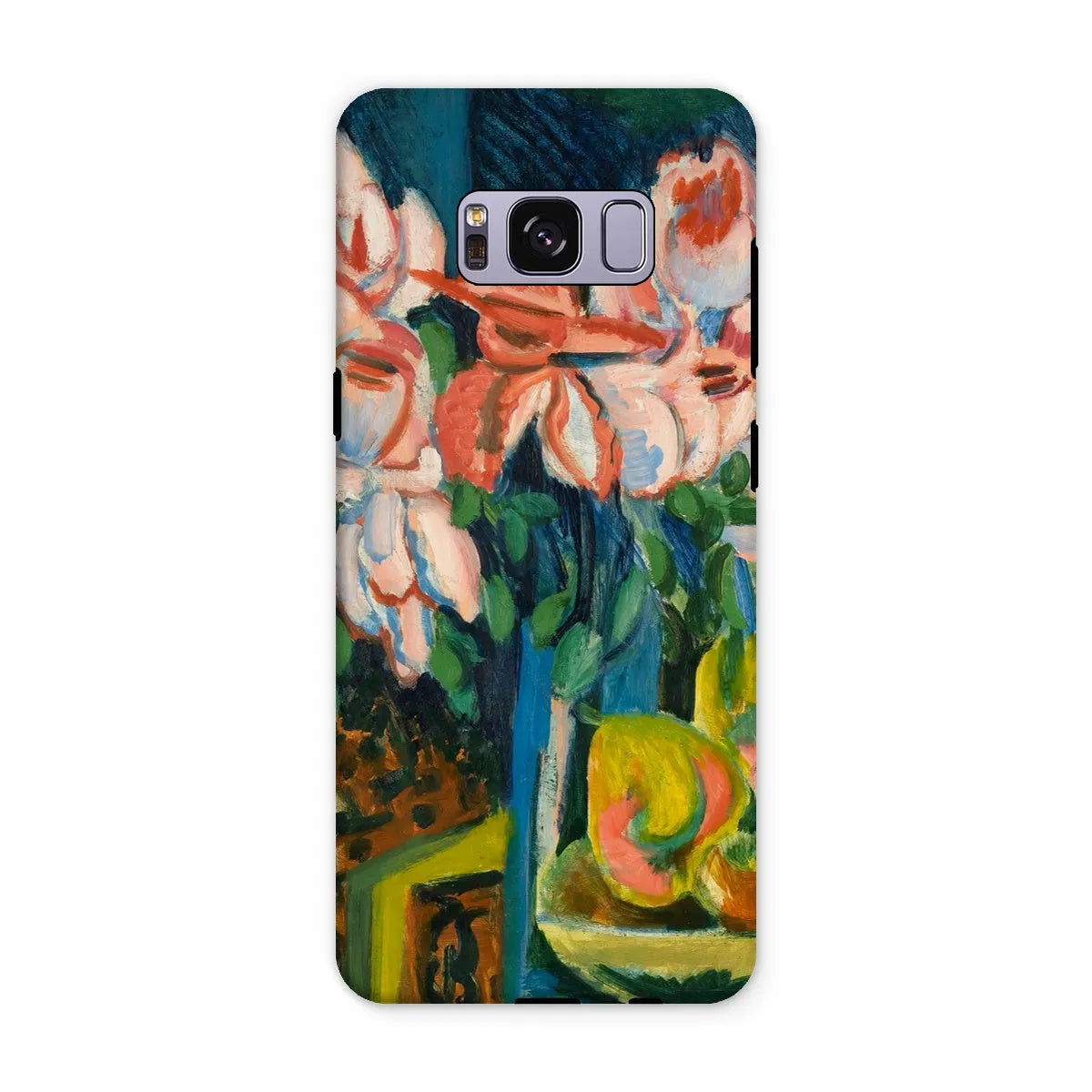 Pink Roses - Expressionist Phone Case - Ernst Ludwig Kirchner - Samsung Galaxy S8 Plus / Matte - Mobile Phone Cases