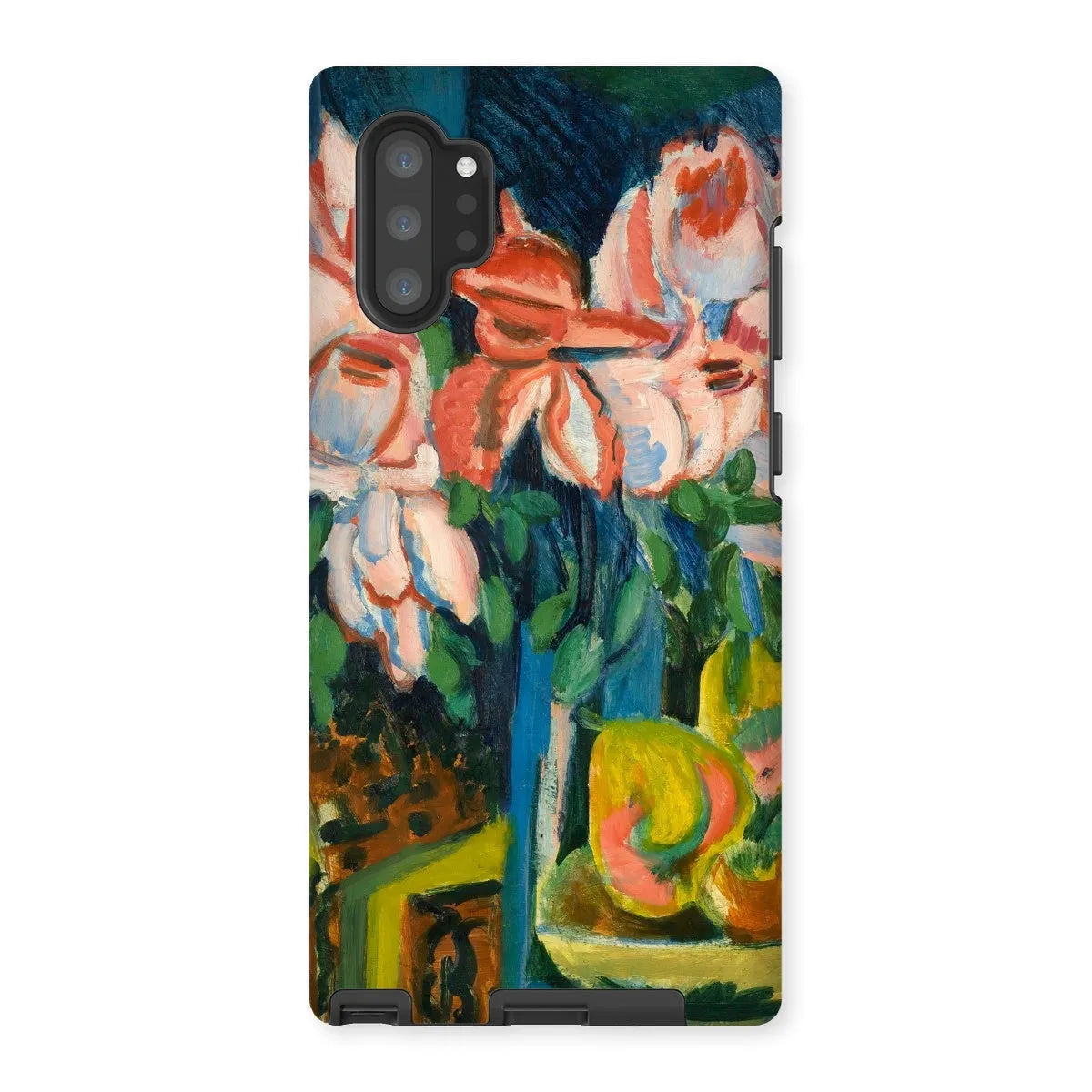 Pink Roses - Expressionist Phone Case - Ernst Ludwig Kirchner - Samsung Galaxy Note 10p / Matte - Mobile Phone Cases