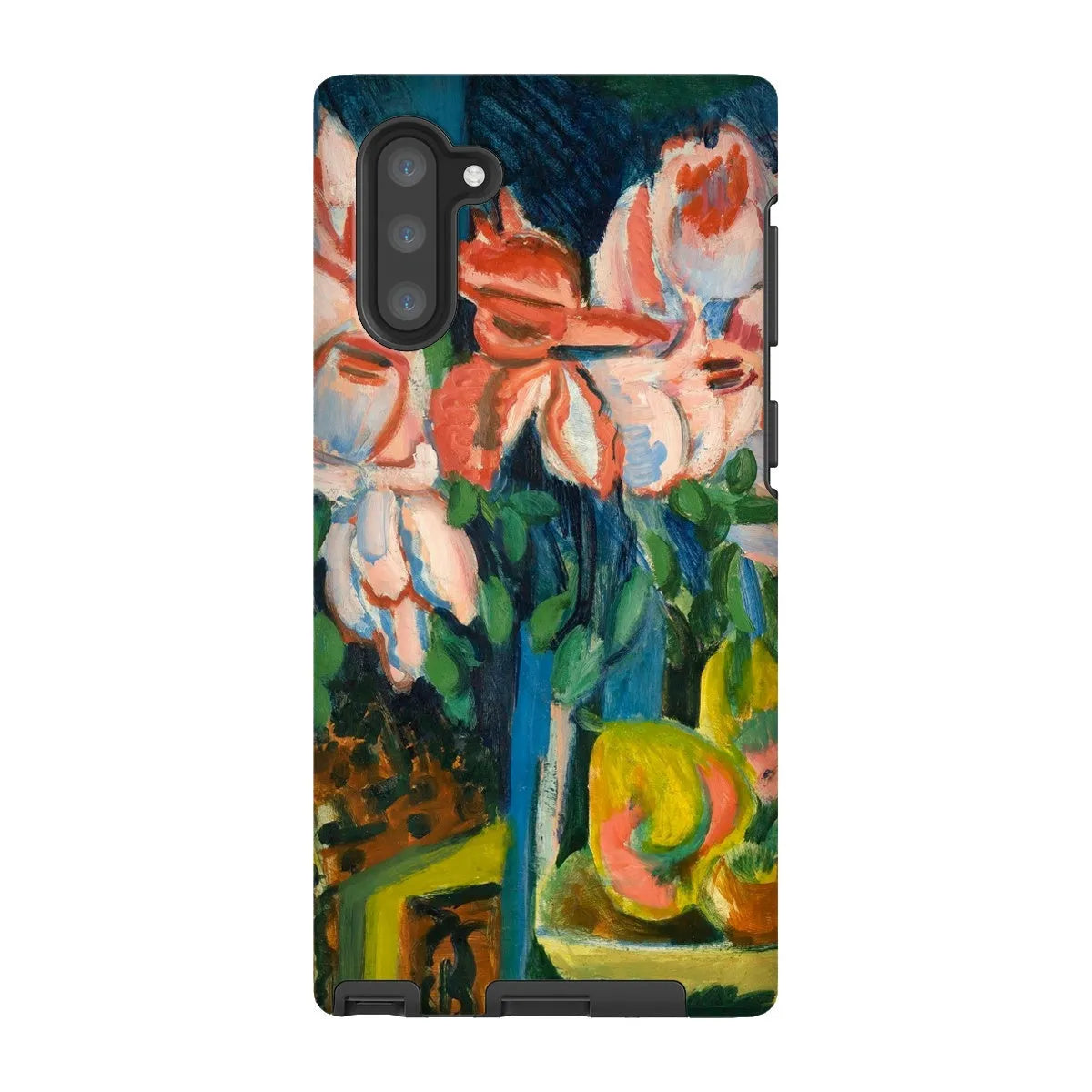 Pink Roses - Expressionist Phone Case - Ernst Ludwig Kirchner - Samsung Galaxy Note 10 / Matte - Mobile Phone Cases
