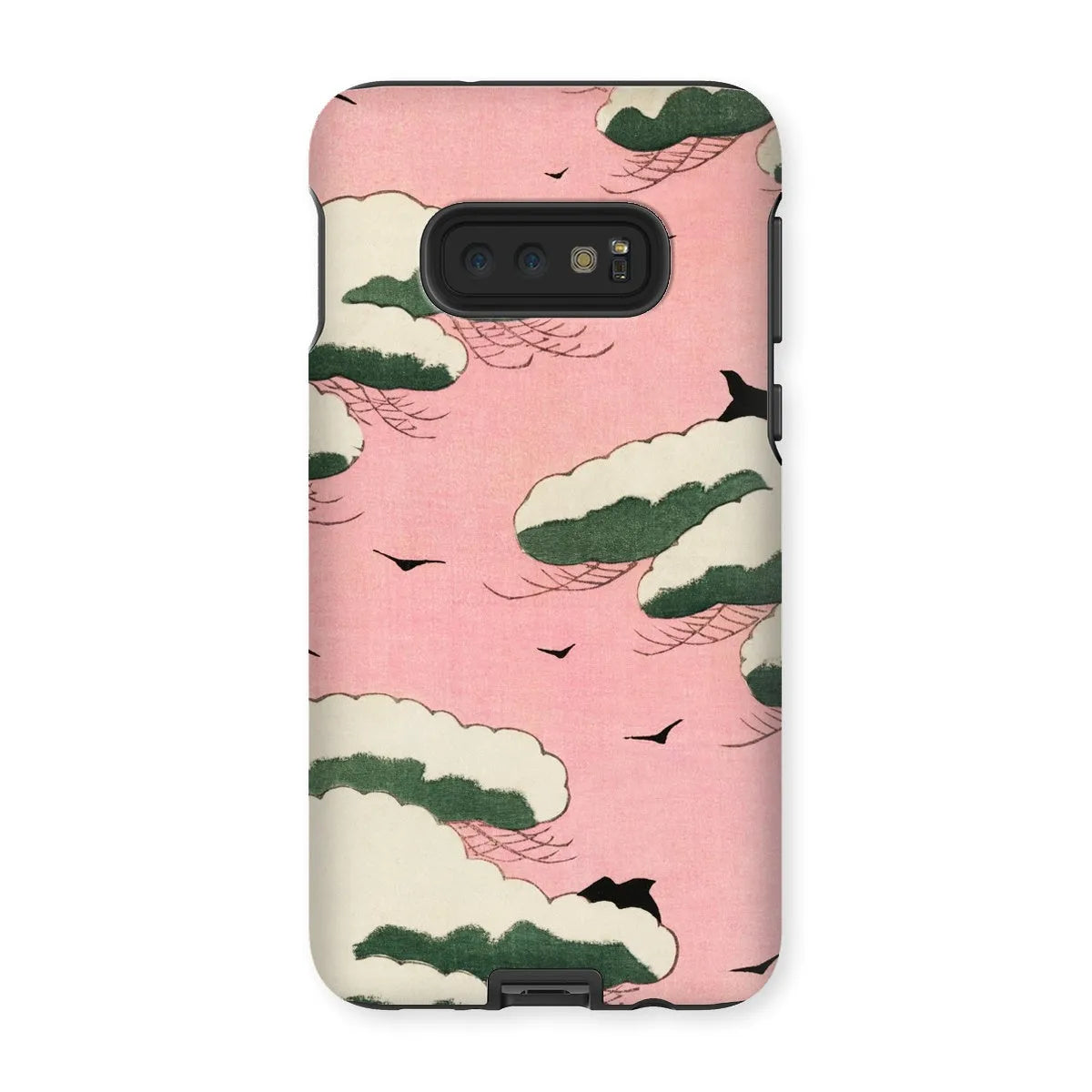 Pink Sky - Bijutsu Sekai Art Phone Case - Watanabe Seitei - Samsung Galaxy S10e / Matte - Mobile Phone Cases