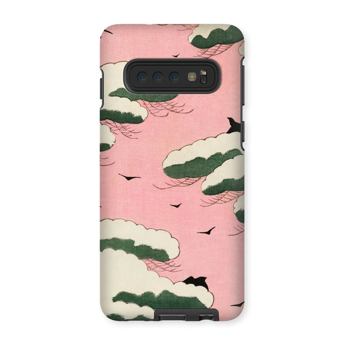 Pink Sky - Bijutsu Sekai Art Phone Case - Watanabe Seitei - Samsung Galaxy S10 / Matte - Mobile Phone Cases - Aesthetic