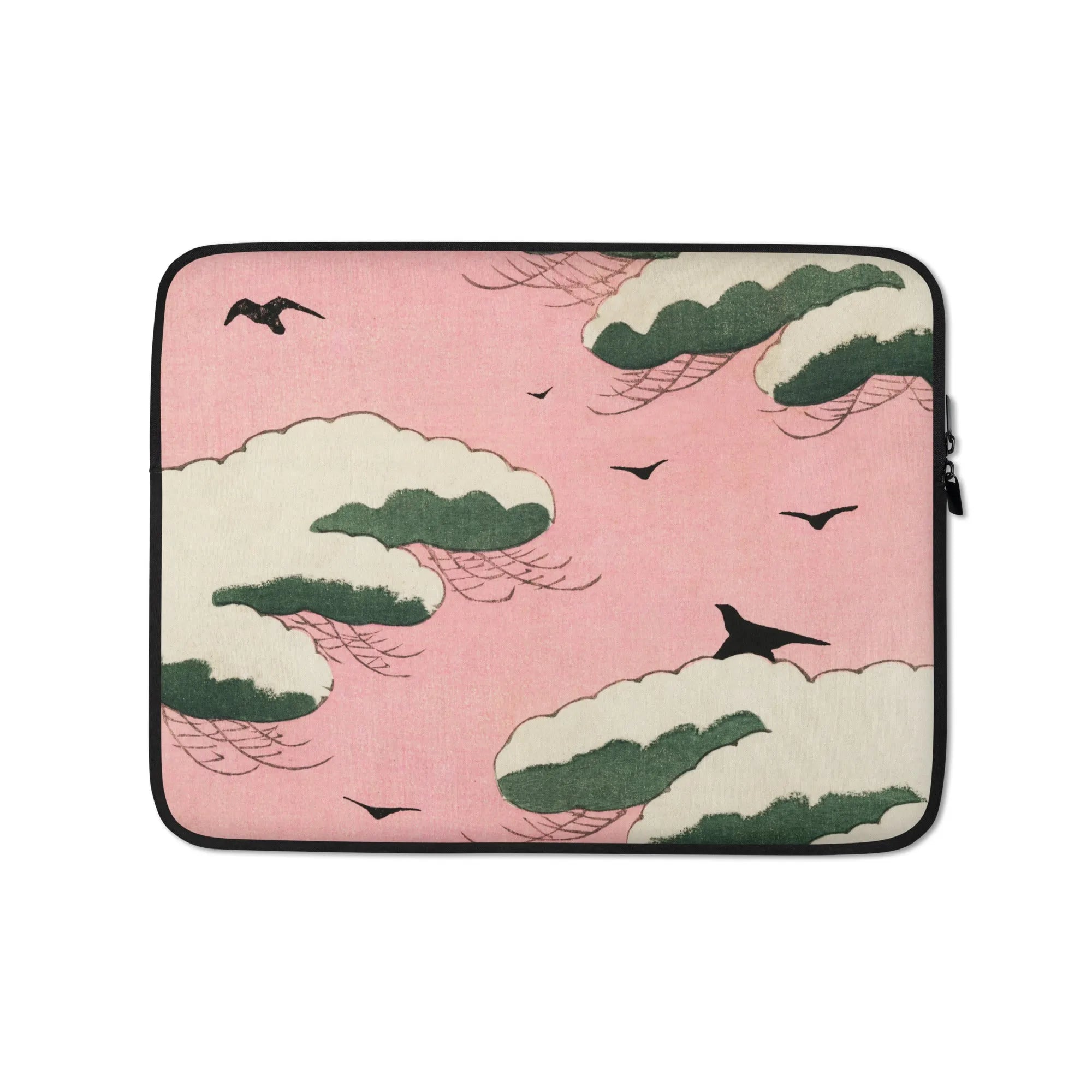 Pink Sky Laptop Sleeve From Bijutsu Sekai By Watanabe Seitei - 13″ - Laptops - Aesthetic Art