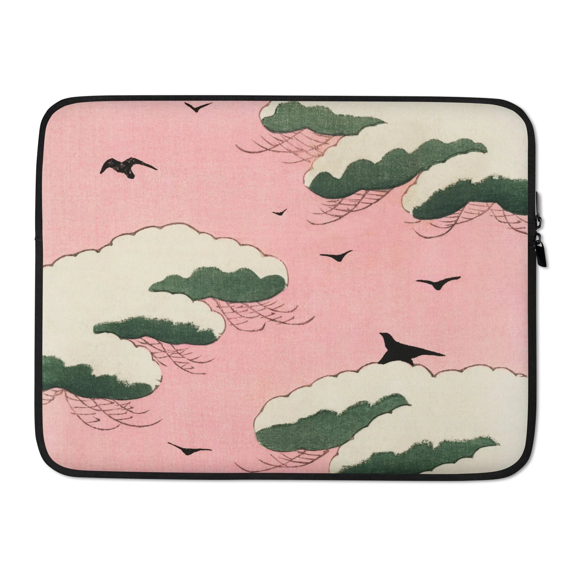 Pink Sky Laptop Sleeve From Bijutsu Sekai By Watanabe Seitei - 15″ - Laptops - Aesthetic Art