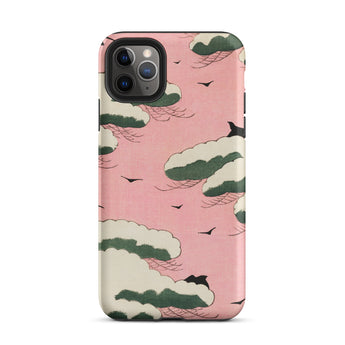 Pink Sky - Watanabe Seitei Bijutsu Sekai Art Phone Case Iphone 11 Pro Max / Matte Cloud-patterned Phone Case Watanabe Seitei, Bijutsu