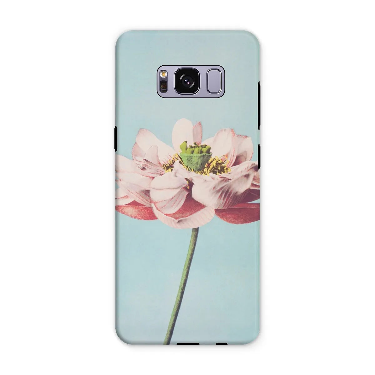 Pink Water Lily By Kazumasa Ogawa Art Phone Case - Samsung Galaxy S8 Plus / Matte - Mobile Phone Cases - Aesthetic Art