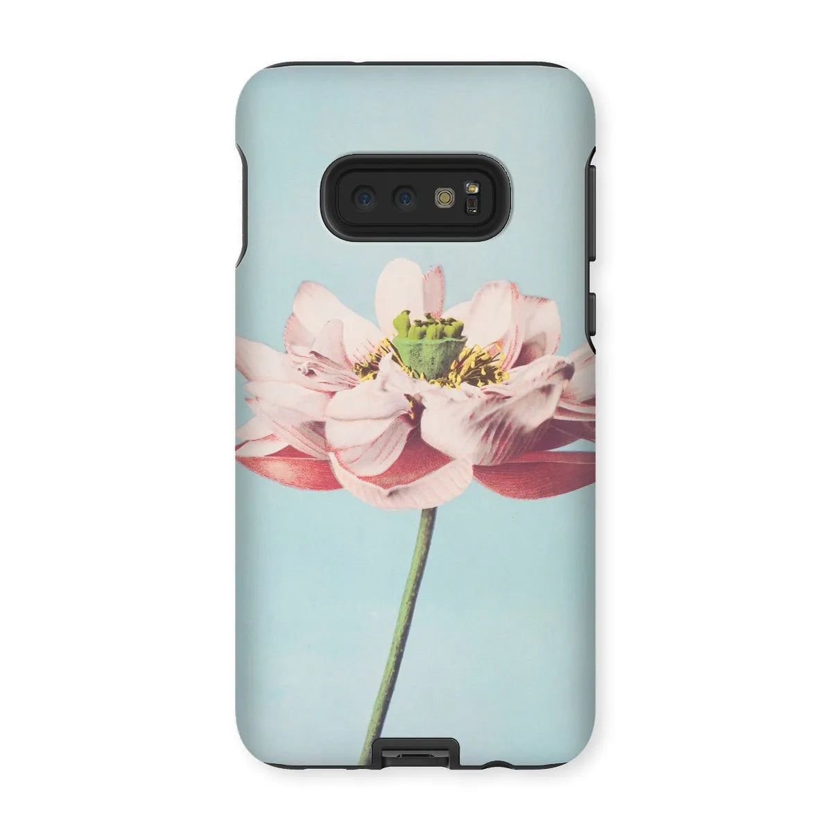 Pink Water Lily By Kazumasa Ogawa Art Phone Case - Samsung Galaxy S10e / Matte - Mobile Phone Cases - Aesthetic Art
