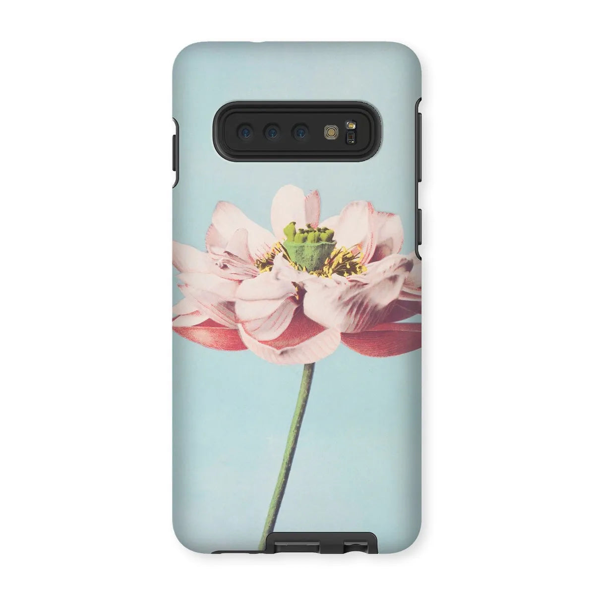 Pink Water Lily By Kazumasa Ogawa Art Phone Case - Samsung Galaxy S10 / Matte - Mobile Phone Cases - Aesthetic Art