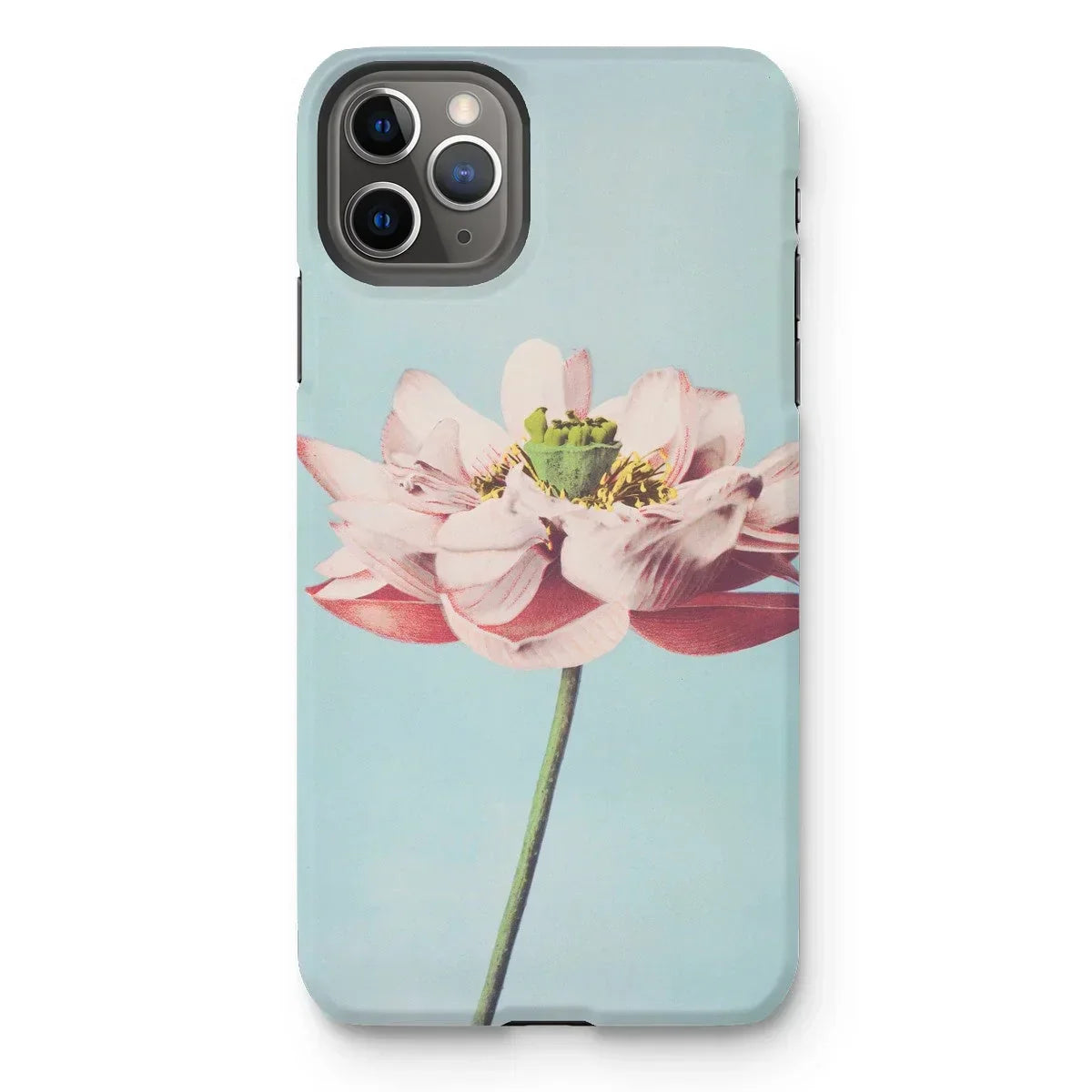 Pink Water Lily - Kazumasa Ogawa Floral Iphone Case, 11 Pro Max / Matte, Iphone Case Close-up Photograph Pink Lotus Flower
