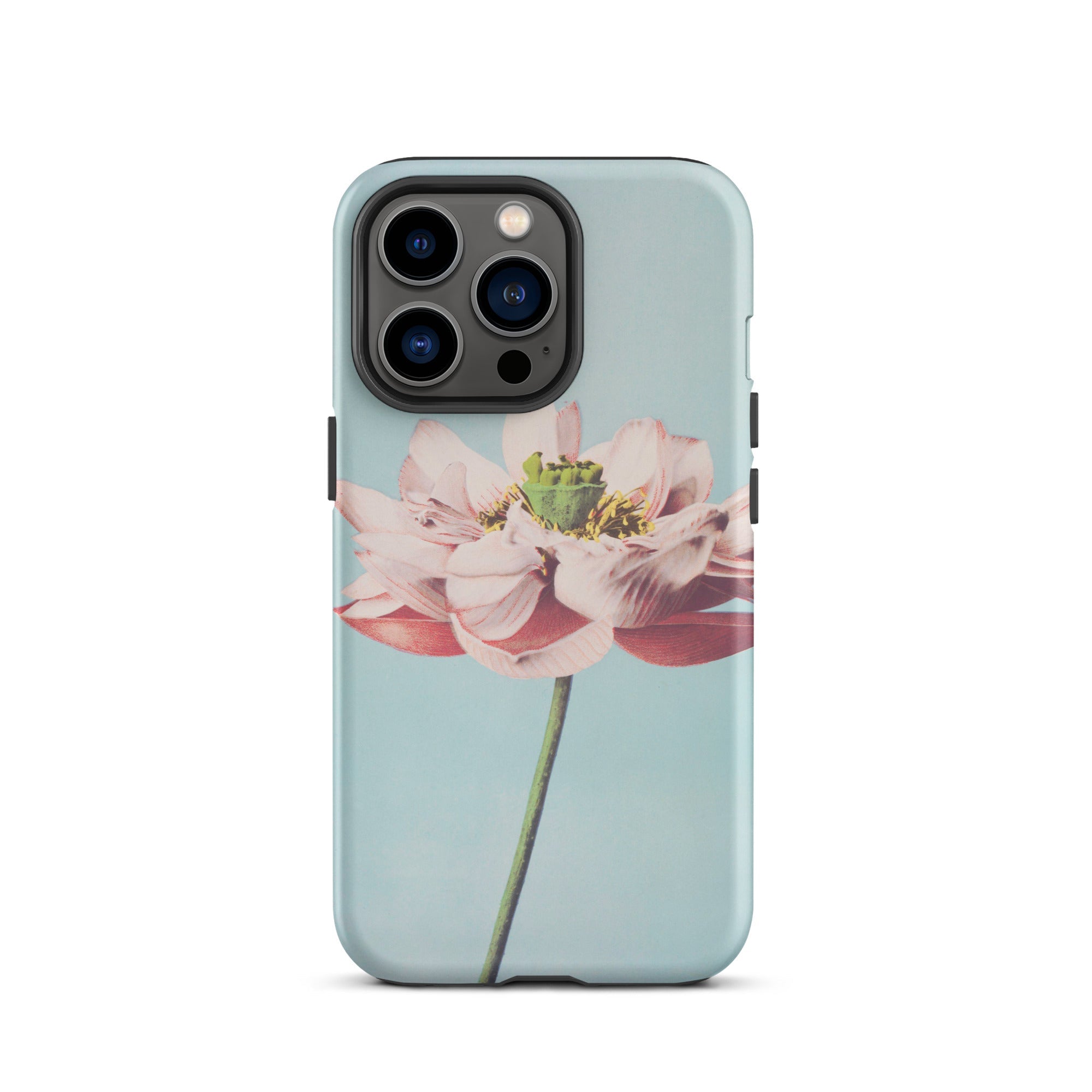 Pink Water Lily - Kazumasa Ogawa Floral Iphone Case, 13 Pro / Matte, Floral-patterned Phone Case