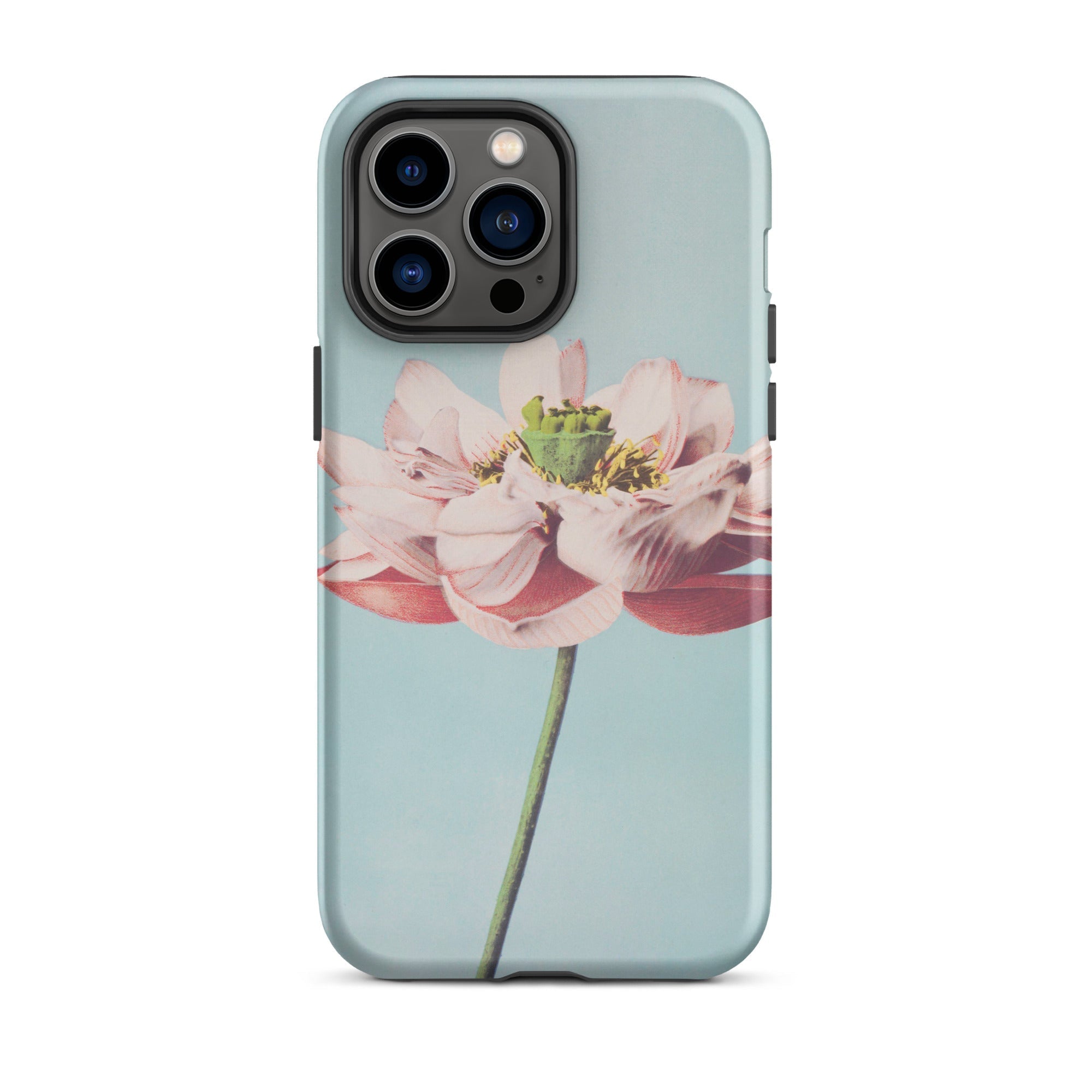 Pink Water Lily - Kazumasa Ogawa Floral Iphone Case, 14 Pro Max / Matte, Floral Iphone Case