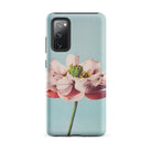 Pink Water Lily Kazumasa Ogawa Floral Samsung Case, Galaxy S20 Fe / Matte, Light Blue Smartphone Case Pink Green Flower Design