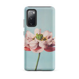 Pink Water Lily - Kazumasa Ogawa Floral Samsung Case, Galaxy S20 Fe / Matte, Light Blue Smartphone Case Pink Green Flower Design
