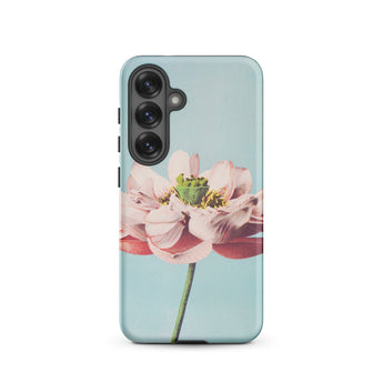 Pink Water Lily - Kazumasa Ogawa Floral Samsung Case, Galaxy S25 / Matte, Smartphone Case Pink Flower Design