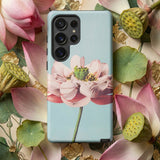 Pink Water Lily - Kazumasa Ogawa Floral Samsung Galaxy Case, Mobile Phone Cases, Toby Leon