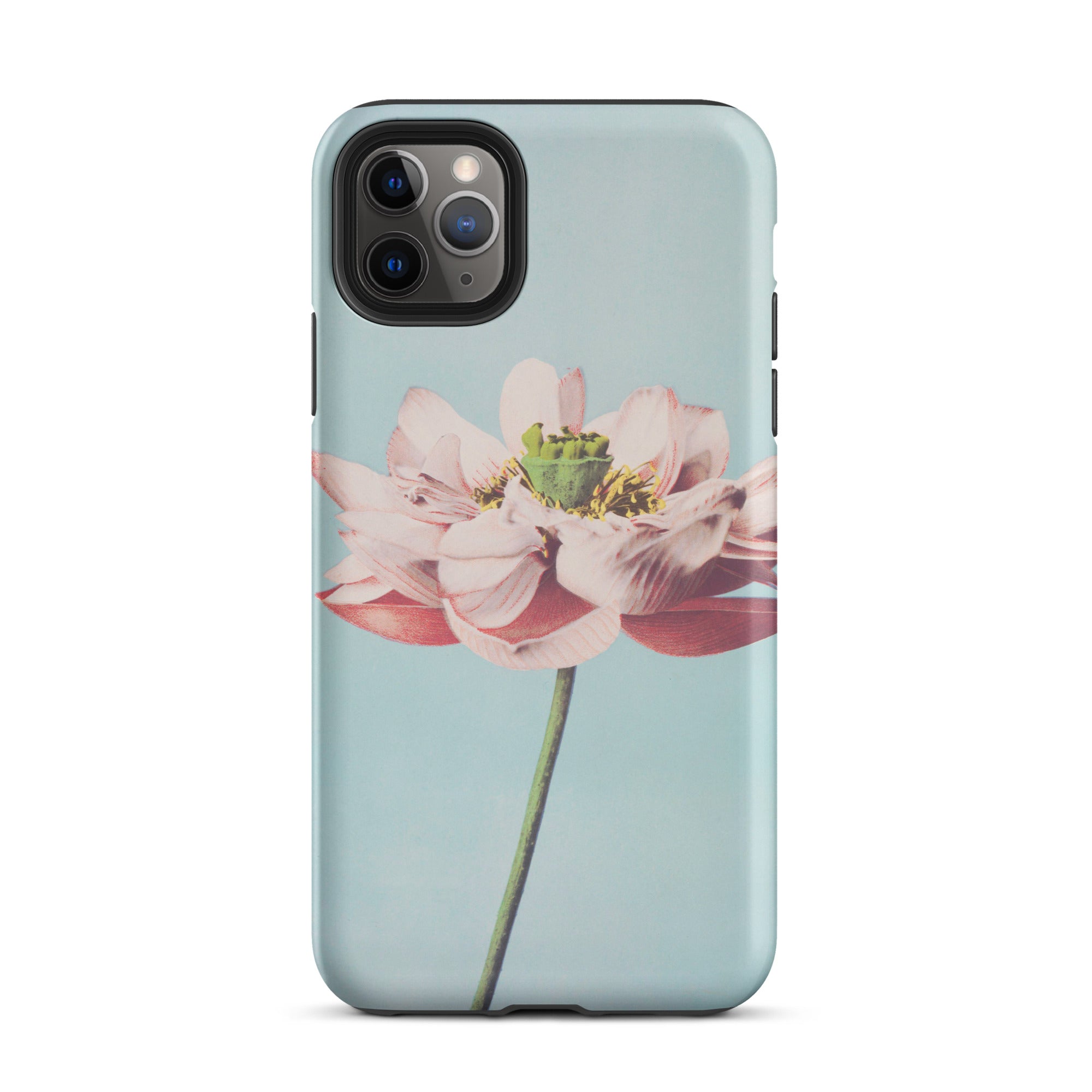 Pink Water Lily Ogawa Kazumasa Floral Iphone Case, 11 Pro Max / Matte, Floral Patterned Smartphone Case