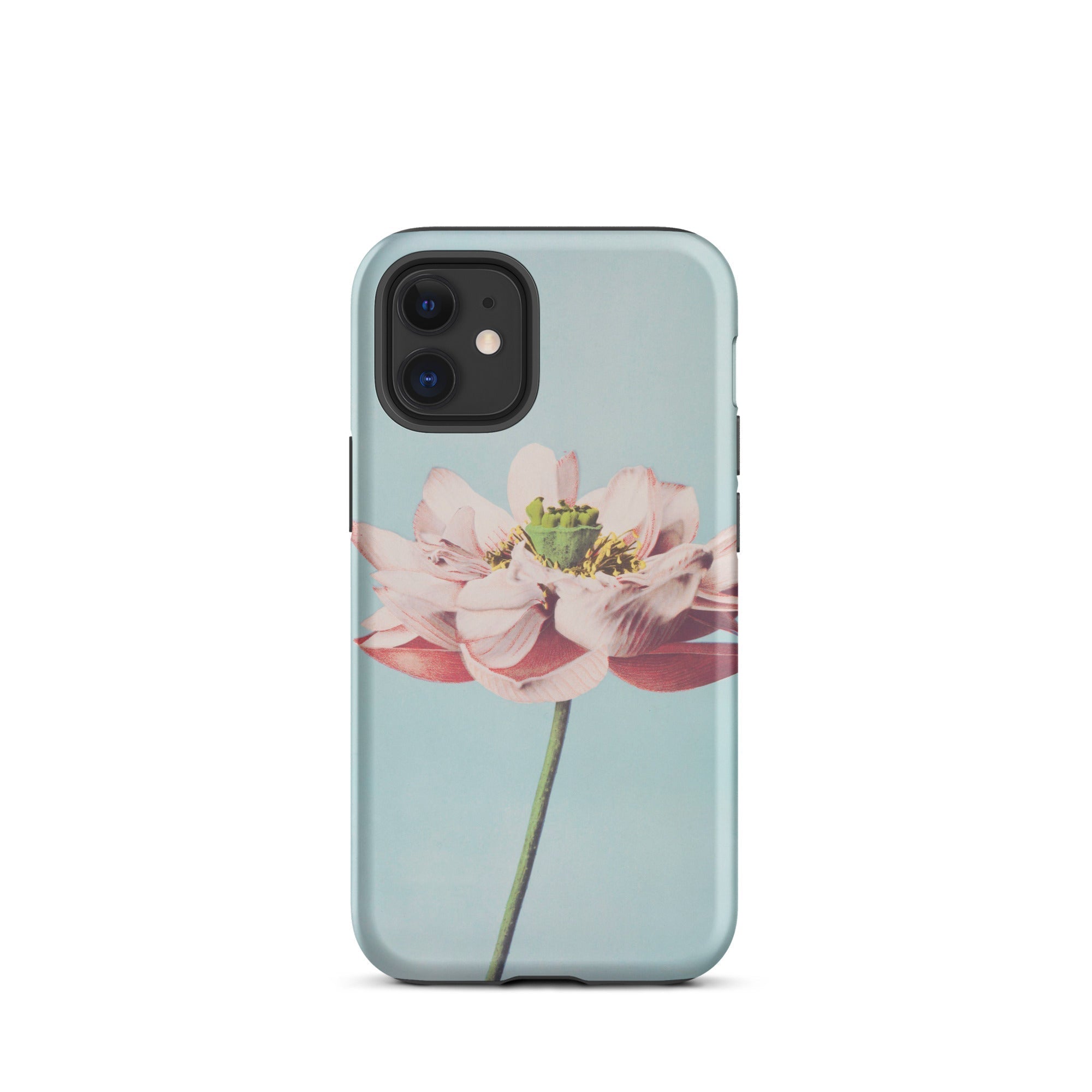 Pink Water Lily Ogawa Kazumasa Floral Iphone Case, 12 Mini / Matte, Floral Iphone Case