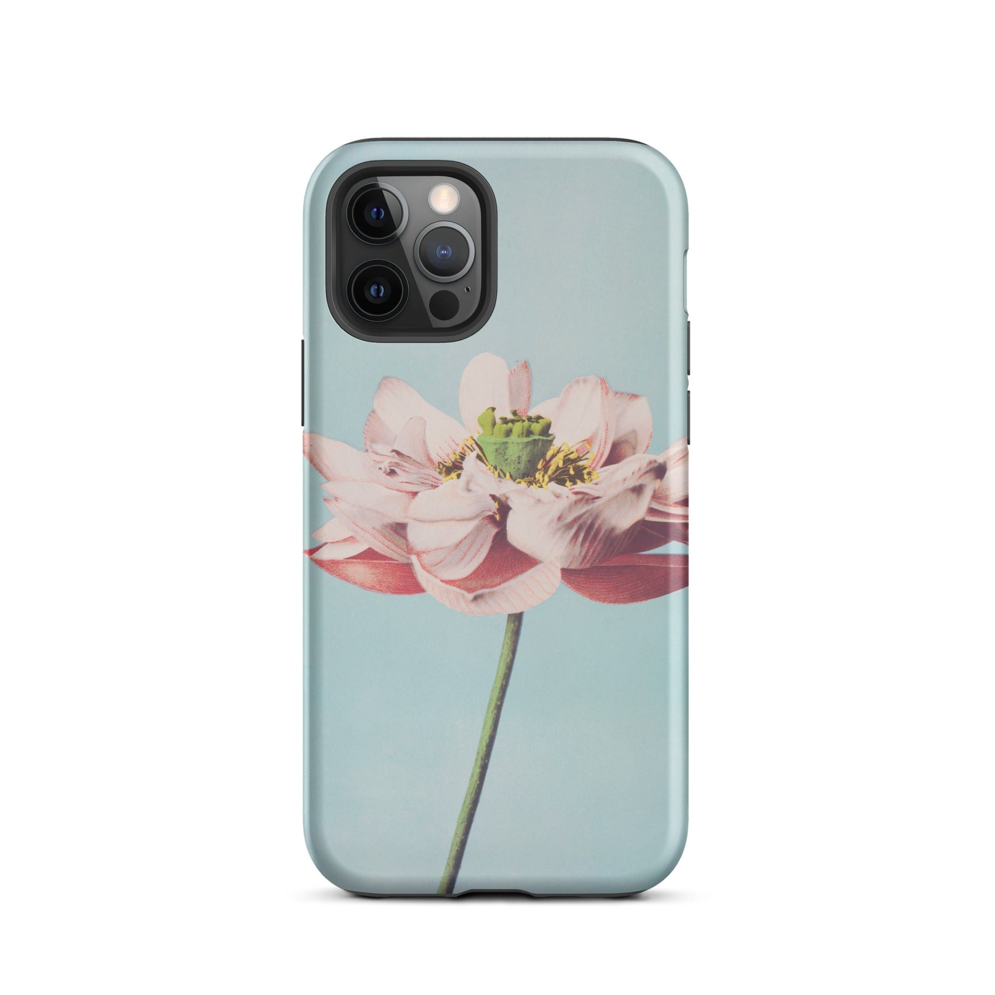 Pink Water Lily Ogawa Kazumasa Floral Iphone Case, 12 Pro / Matte, Floral Patterned Phone Case