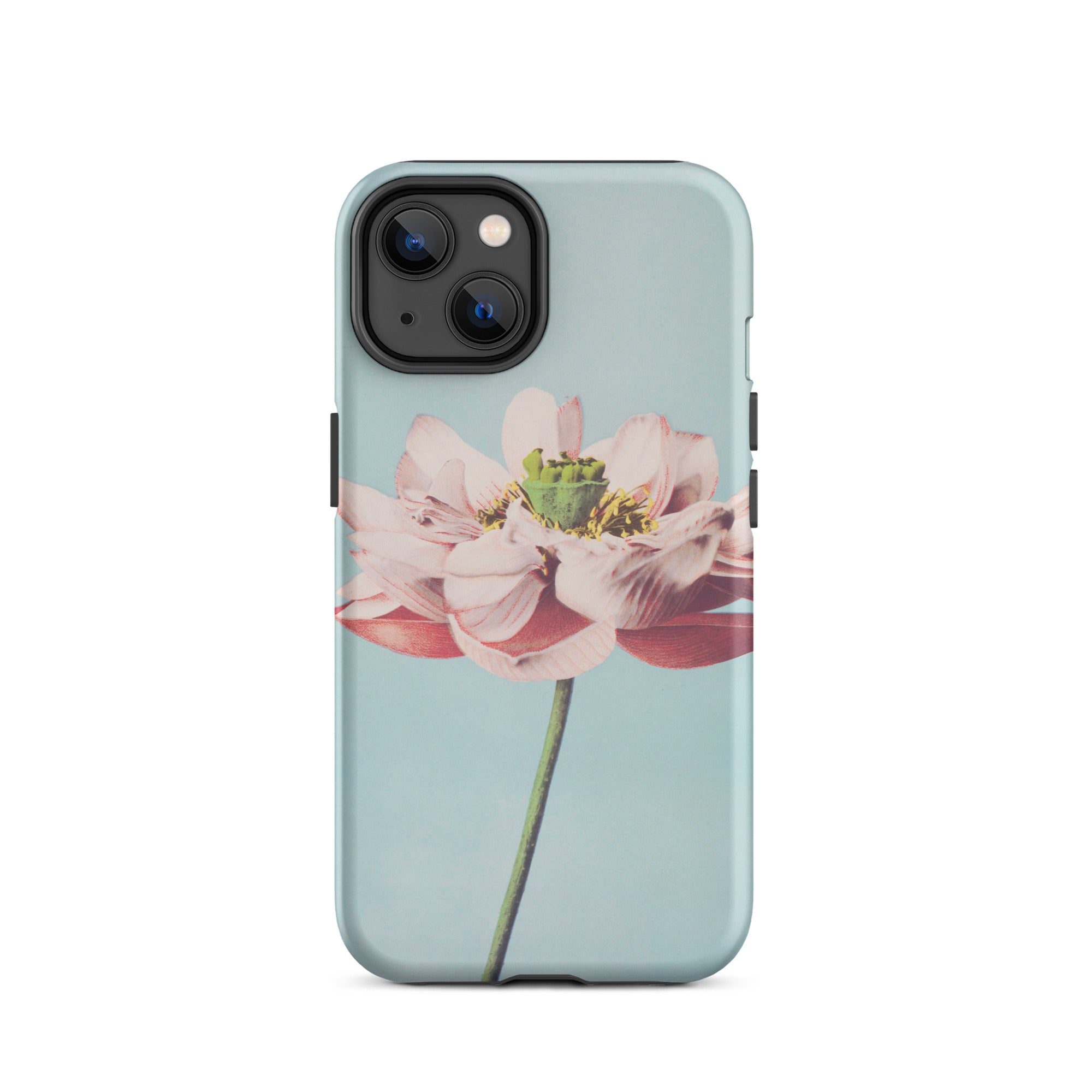 Pink Water Lily Ogawa Kazumasa Floral Iphone Case, 14 / Matte, Floral Iphone Case