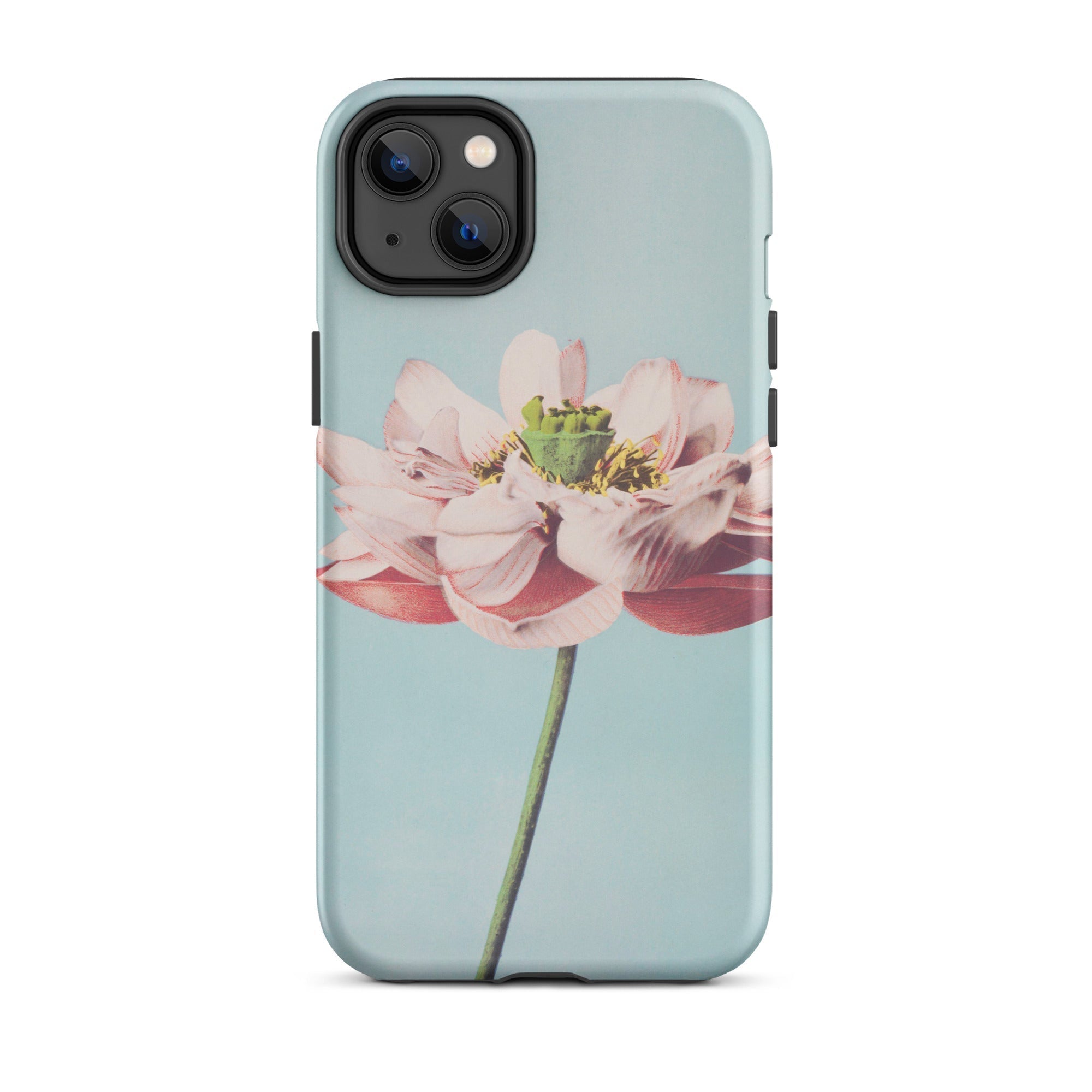 Pink Water Lily Ogawa Kazumasa Floral Iphone Case, 14 Plus / Matte, Floral Patterned Phone Case