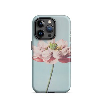 Pink Water Lily - Ogawa Kazumasa Floral Iphone Case, 15 Pro / Matte, Floral-patterned Phone Case