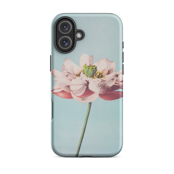 Pink Water Lily - Ogawa Kazumasa Floral Iphone Case, 16 Plus / Matte, Floral-patterned Phone Case
