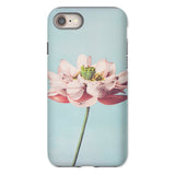 Pink Water Lily - Ogawa Kazumasa Floral Iphone Case, 8 / Matte, Iphone Case Delicate Pink Lotus Flower Light Blue