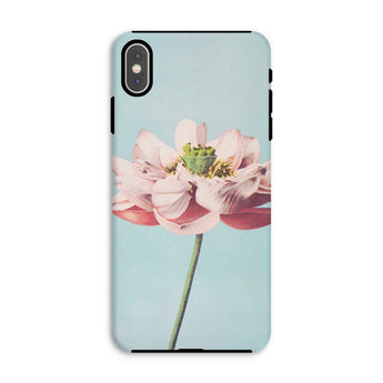 Pink Water Lily - Ogawa Kazumasa Floral Iphone Case, Xs Max / Matte, Phone Case Close-up Photograph Pink Lotus Flower Light