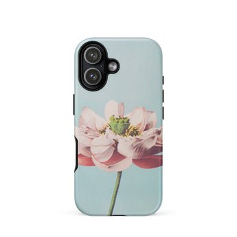 Pink Water Lily - Ogawa Kazumasa Floral Phone Case Iphone 17 / Matte 12 Pastel Flower Design Light, Modern Botanical Photography, Mobile
