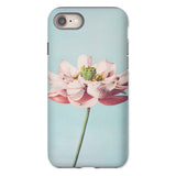 Pink Water Lily - Ogawa Kazumasa Floral Phone Case Iphone 8 / Matte Iphone Case Delicate Pink Lotus Flower Light Blue Kazumasa Ogawa,