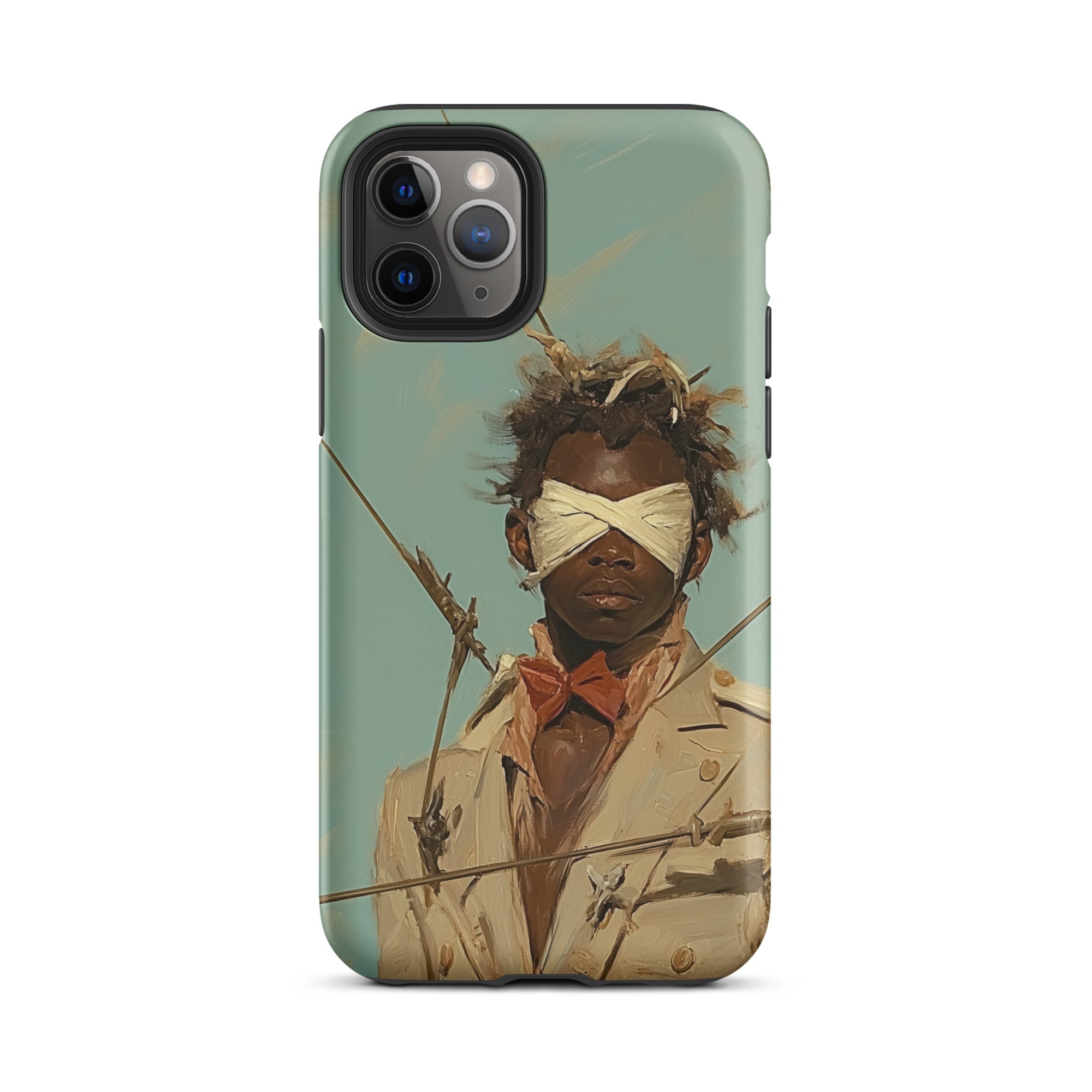 Pinpoint Surreal Black Outlaw Dandy Iphone Case, 11 Pro / Matte, Phone Case Artistic Design