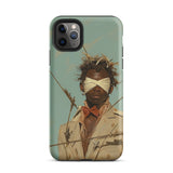 Pinpoint - Surreal Black Outlaw Dandy Iphone Case, 11 Pro Max / Matte, Iphone Case Artistic Portrait