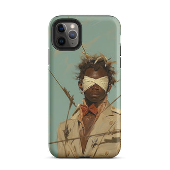 Pinpoint - Surreal Black Outlaw Dandy Iphone Case, 11 Pro Max / Matte, Iphone Case Artistic Portrait