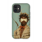 Pinpoint - Surreal Black Outlaw Dandy Iphone Case, 12 Mini / Matte, Iphone Case Blindfolded Man