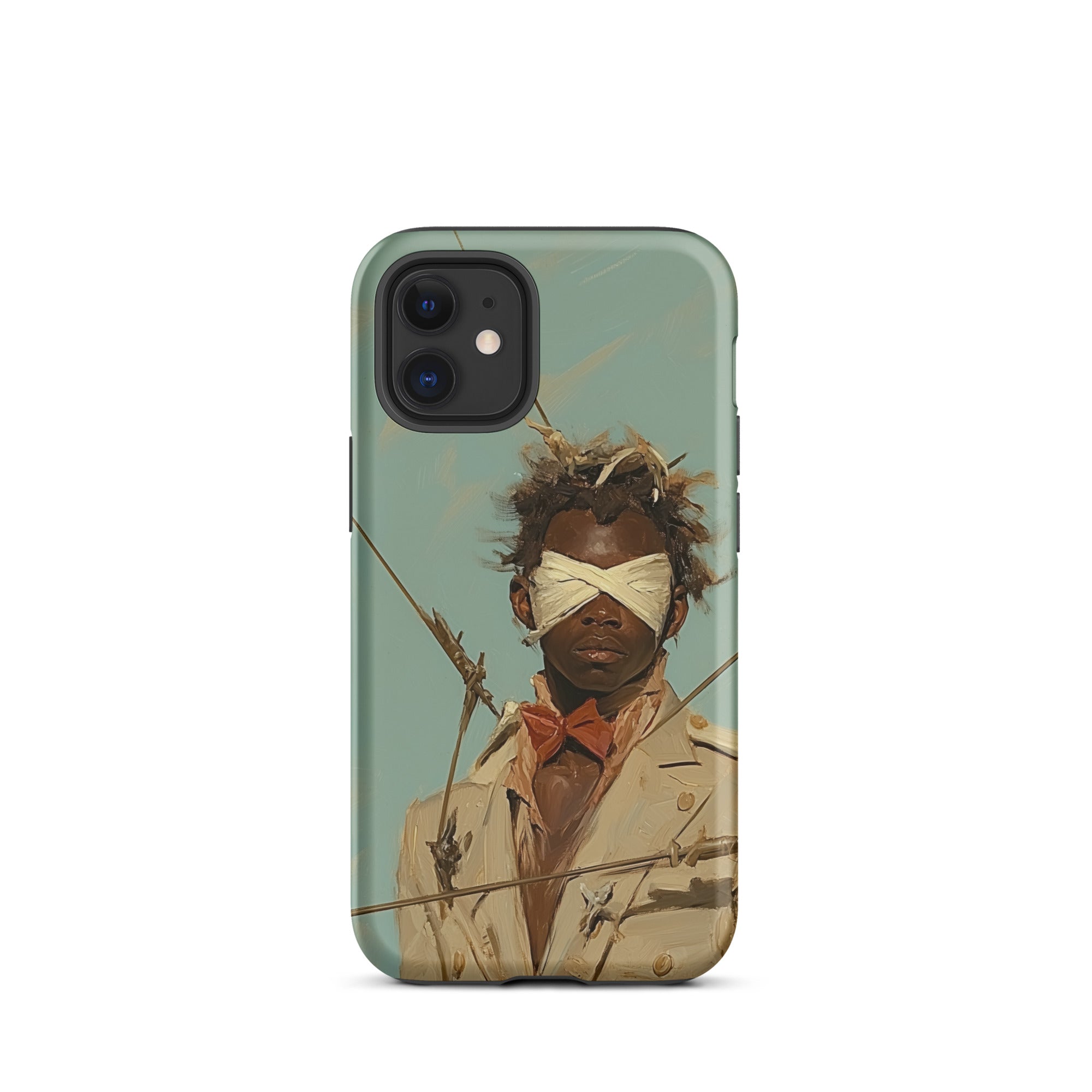 Pinpoint Surreal Black Outlaw Dandy Iphone Case, 12 Mini / Matte, Phone Case Portrait