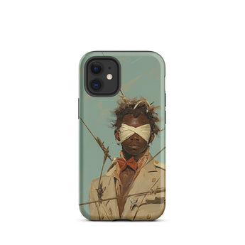 Pinpoint - Surreal Black Outlaw Dandy Iphone Case, 12 Mini / Matte, Phone Case Portrait
