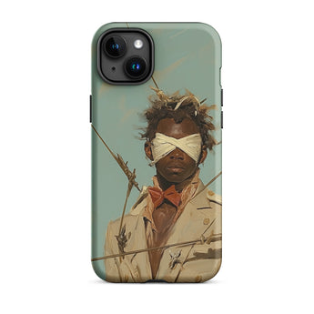 Pinpoint - Surreal Black Outlaw Dandy Iphone Case, 15 Plus / Matte, Phone Case Artistic Design