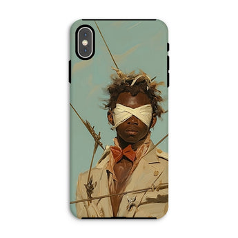 Pinpoint - Surreal Black Outlaw Dandy Iphone Case, Xs Max / Matte, Phone Case Artistic Portrait