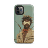 Pinpoint - Surreal Black Outlaw Dandy Phone Case Iphone 11 Pro / Matte Phone Case Artistic Design Surreal Black Outlaw, Outlaw Dandy,