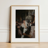 Piqued - Gay Rave Aristocracy Art Print / Canvas, 12x16’’ / 31x41cm / Natural Frame / Matboard, Posters Prints & Visual Artwork, Toby Leon