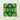 Square Canvas Print Symmetrical Kaleidoscopic Pattern Vibrant Green Pitter Splatter Tropical, Leaf, Art