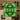 Square Vibrant Green Leaf-patterned Print White Symmetrical Kaleidoscopic Pitter Splatter Tropical, Leaf, Art