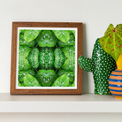 Pitter Splatter - Tropical Leaf Op Art Print